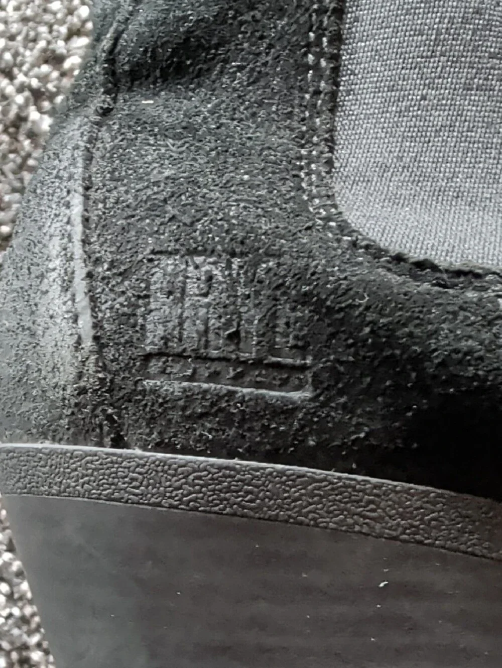 Frye Black Suede Chelsea Ankle Booties